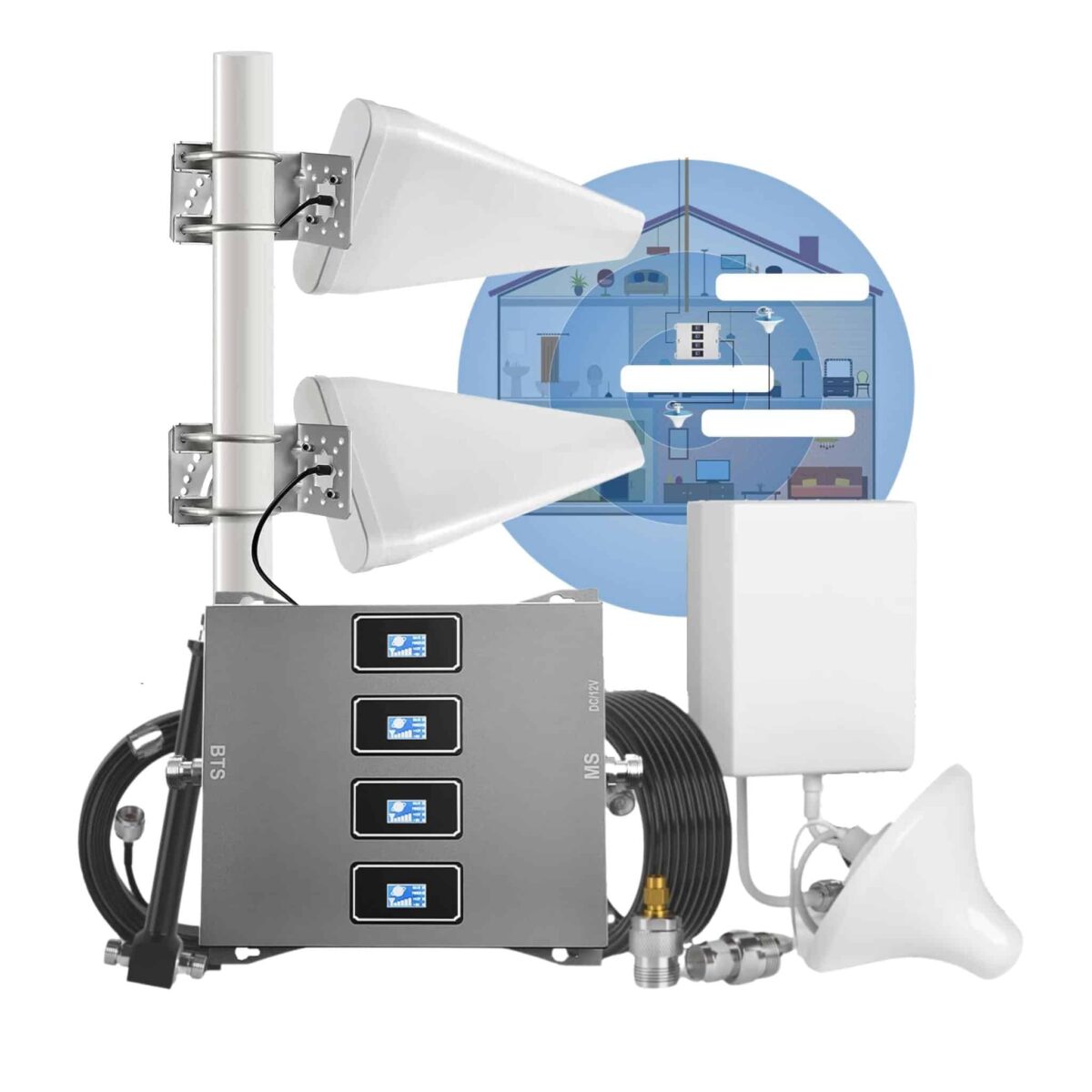 Tiladeco Pro Dual Cell Signal Booster kit