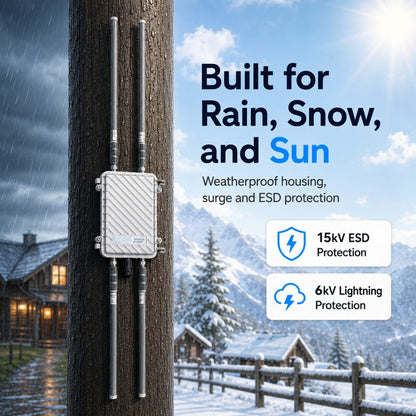IP67 weatherproof outdoor WiFi extender